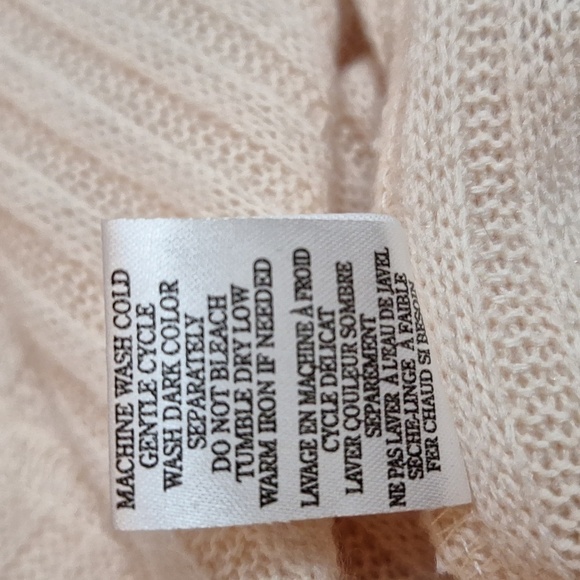 Altar'a State Cream Colored with Brown Graphic Design Sweater Dress Size Med - Picture 10 of 12